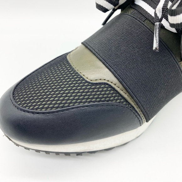 Steve Madden Kaiyo Black Camo Sneaker 9 - Picture 4 of 10